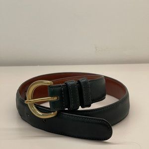 Bottle green authentic Coach Belt